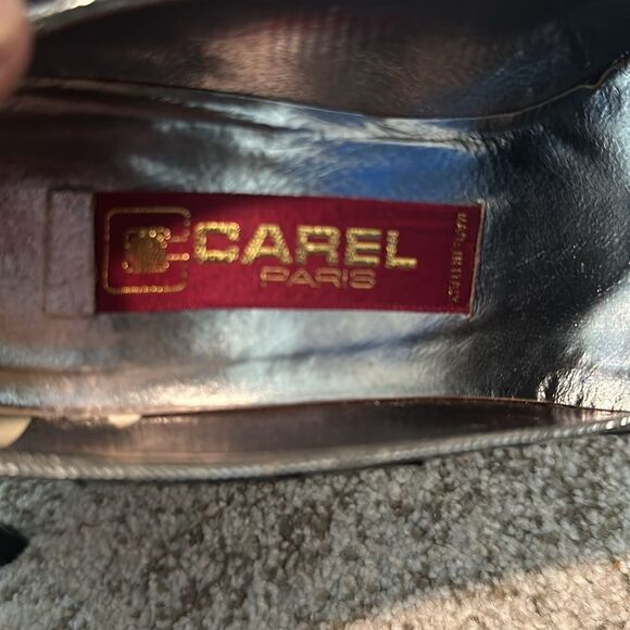 Carel Paris Black Pointed-Toe Pumps 6.5 - Picture 9 of 9